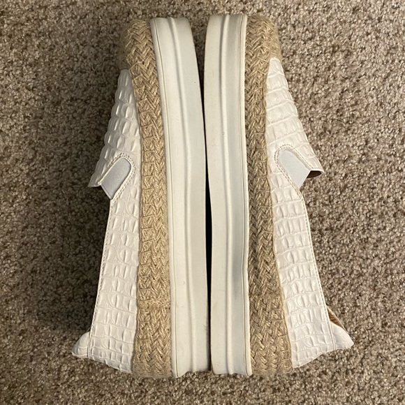 Women’s GLAZE White Alligator and Tan Shoes Size 10 🤍🤎 - Picture 4 of 7